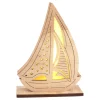 VBS Holz-Segelboot, inkl. LED