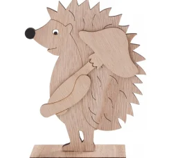 VBS Holz-Steckmotiv "Igel", 3-tlg.