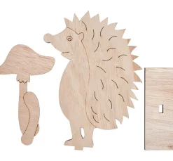 VBS Holz-Steckmotiv "Igel", 3-tlg.