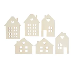 VBS Häuser-Zuschnitte, 6er-Set