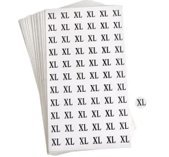 VBS Konfektionsgröße-Aufkleber, 3960 Stück