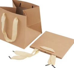 VBS Kraftpapiertüte quadratisch, 2 Stück