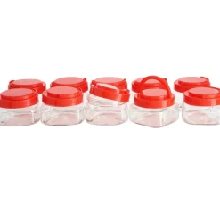 VBS Kunststoffboxen mit Schraubdeckel, 150 ml, 10 Stück