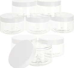 VBS Kunststoff-Glas mit Schraubdeckel, Ø 9 cm