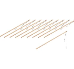 VBS Laternenstab aus Holz mit LED, 10 Stk.