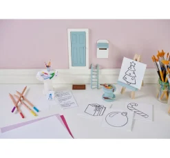 VBS Malpappe 10 x 10 cm, 5 Stück