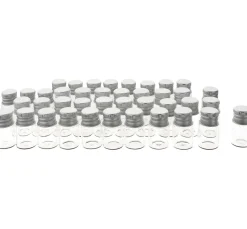 VBS Mini Gläschen mit Schraubdeckel, 40 Stück