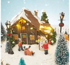 VBS Miniatur Haus im Schnee