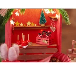 VBS Miniatur Holz-Obststiege, 2 Stück