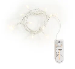 VBS Mini-LED-Lichterkette, mit Timer, mit Knopfzellen