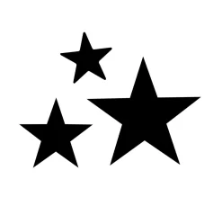 VBS Motivlocher "Sterne", 3er-Set