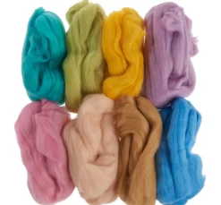 VBS Märchenwolle "Sortiert", 8 Farben