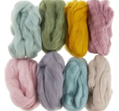 VBS Märchenwolle "Sortiert", 8 Farben