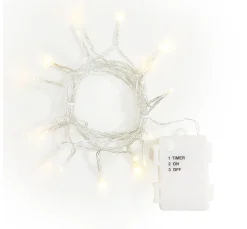 VBS Outdoor Mini LED Lichterkette, mit Timer 6/18 Std.