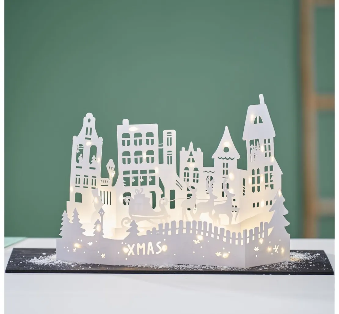 VBS Papier-Silhouette "Weihnachtsdorf"