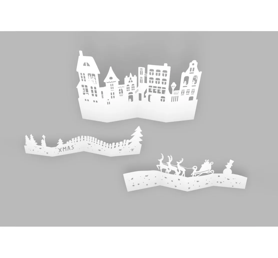 VBS Papier-Silhouette "Weihnachtsdorf"