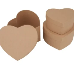 VBS Pappschachteln "Herz", 3er-Set