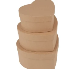 VBS Pappschachteln "Herz", 3er-Set