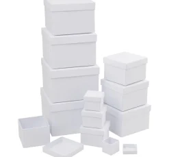 VBS Pappschachteln "Quadrat", 12er-Set