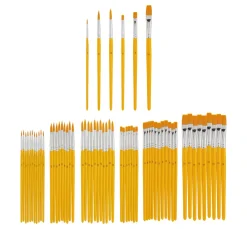 VBS Pinsel Synthetikhaar "Sortiert", 64 Stück