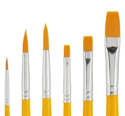 VBS Pinsel Synthetikhaar "Sortiert", 64 Stück