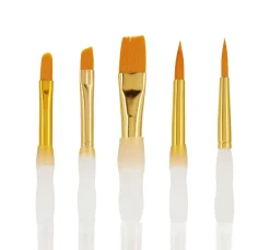 VBS Pinselset mit Softgriff, 5er-Set