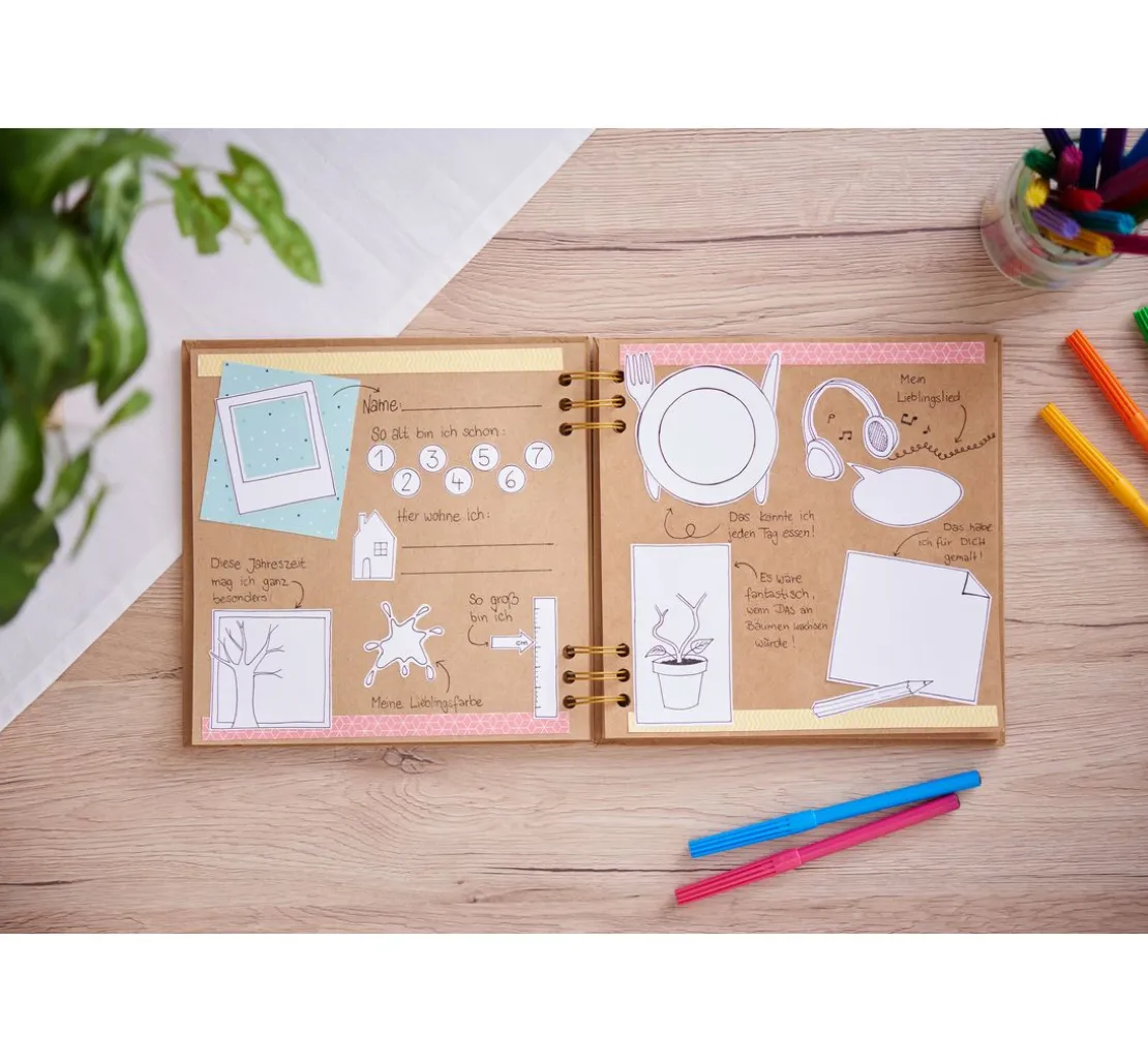 VBS Ringbuch-Album, Kraftpapier-Seiten