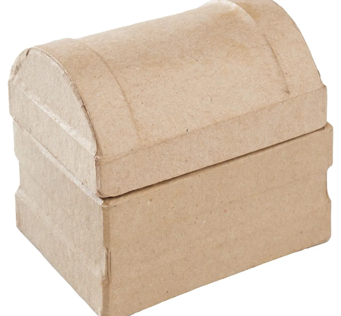 VBS Runddeckeltruhe, Pappmaché, 6 Stück