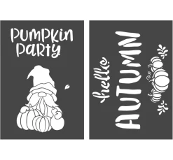 VBS Schablonen-Set "Autumn & Pumpkin", A4