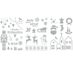 VBS Schablonen-Set "Frohe Weihnachten"