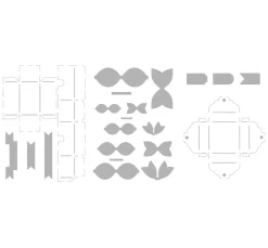 VBS Schablonen-Set "Schachteln mit Schleife"