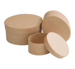 VBS Schachteln „Oval“, 3er-Set