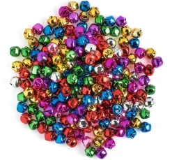 VBS Schellen "Bunt", 200 Stück, Ø 10 mm