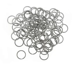 VBS Schlüsselspaltringe "Flach", Ø 28 mm, 100 Stück