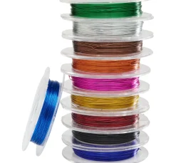 VBS Schmuckdraht, 10 Rollen à 10 m