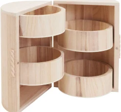 VBS Schränkchen mit 4 Fächern, rund