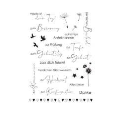 VBS Silikonstempel "Anlässe"