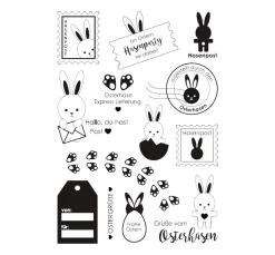 VBS Silikonstempel "Hasenpost"