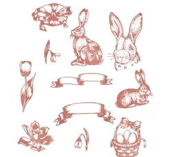 VBS Silikonstempel "Nostalgische Ostern"