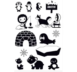 VBS Silikonstempel "Polarwelt"