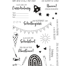 VBS Silikonstempel "Schulanfang"