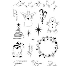 VBS Silikonstempel "Weihnachtszauber"