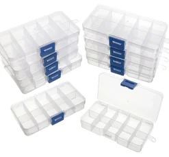 VBS Sortierboxen "10 Fächer", 10 Stück