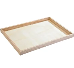 VBS Spanschachteln "Rund" auf Tablett, 24 Stück