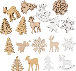 VBS Streuteile "Weihnachtsmotive" in Holzbox