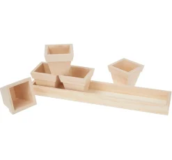 VBS Tablett mit 5 Töpfen