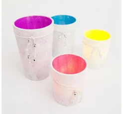 VBS Teelichtgläser, 4er-Set