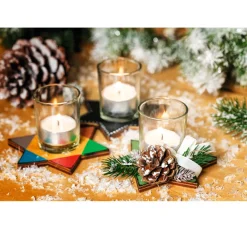 VBS Teelichthalter "Stern", 12 Stück