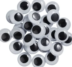 VBS Wackelaugen zum Aufkleben "Rund", 20 mm, 30 Stück