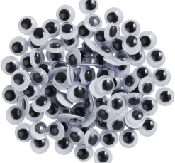 VBS Wackelaugen zum Aufkleben "Rund", 6 mm, 100 Stück